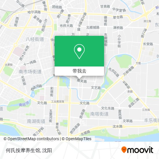 何氏按摩养生馆地图