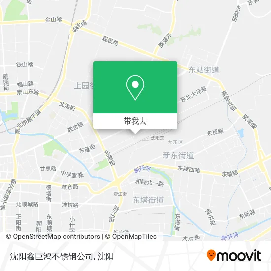 沈阳鑫巨鸿不锈钢公司地图