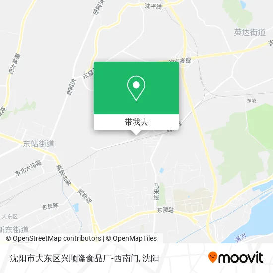 沈阳市大东区兴顺隆食品厂-西南门地图