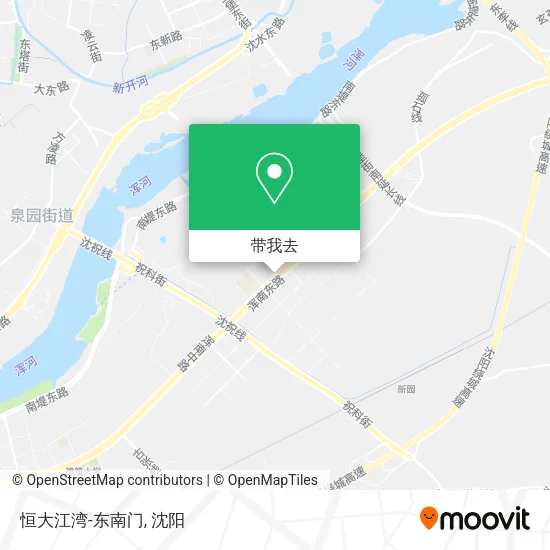 恒大江湾-东南门地图