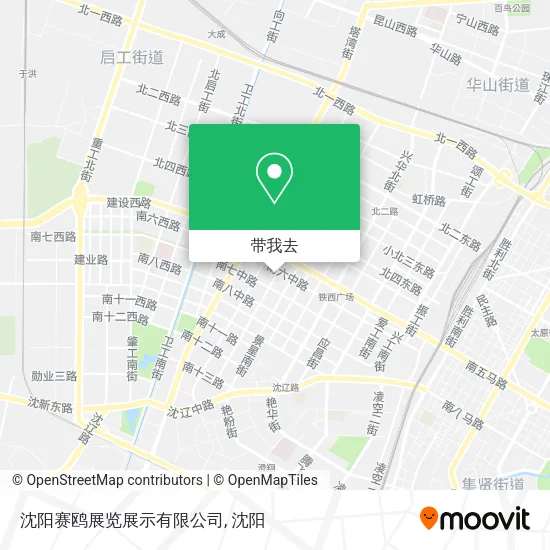 沈阳赛鸥展览展示有限公司地图