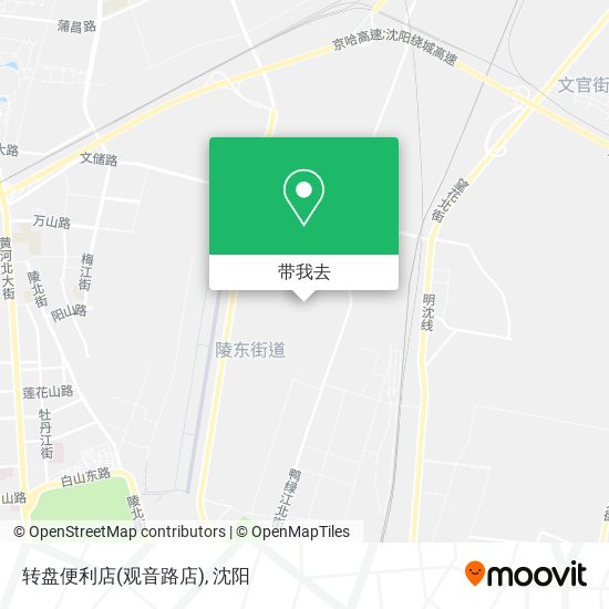 转盘便利店(观音路店)地图