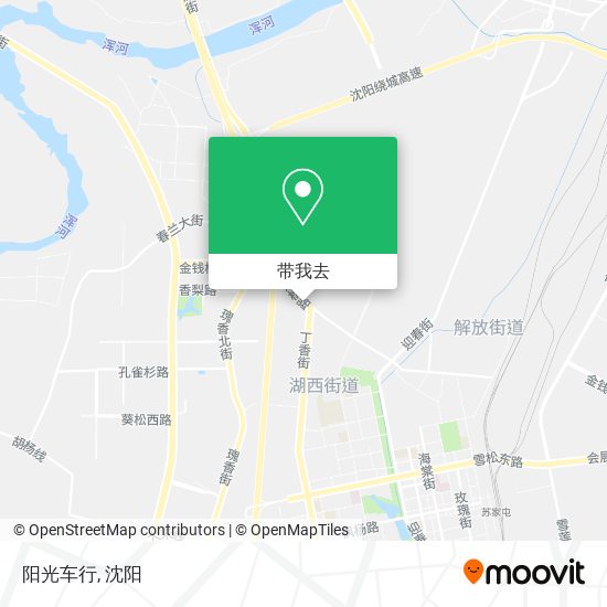 阳光车行地图