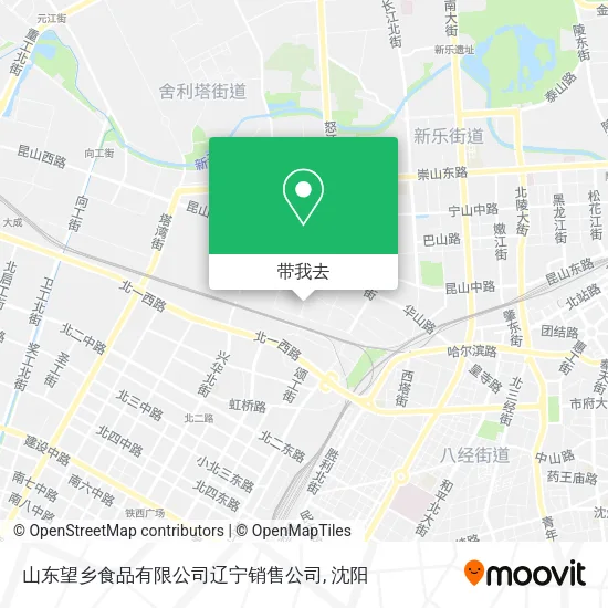 山东望乡食品有限公司辽宁销售公司地图