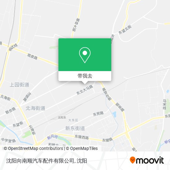 沈阳向南顺汽车配件有限公司地图