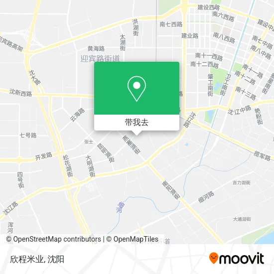 欣程米业地图