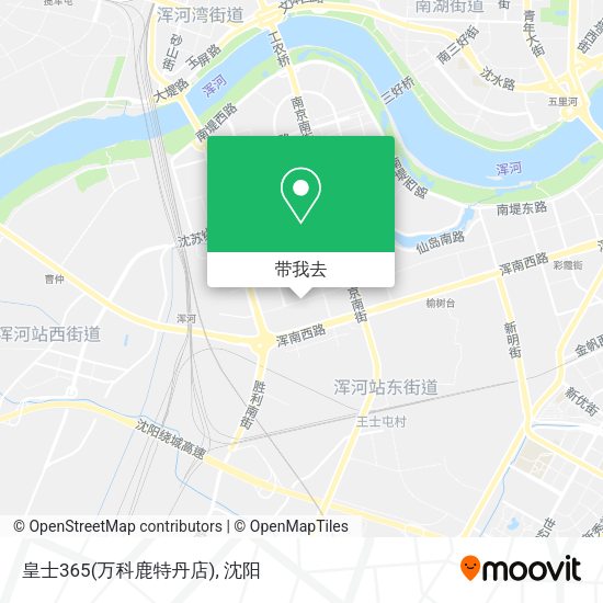 皇士365(万科鹿特丹店)地图