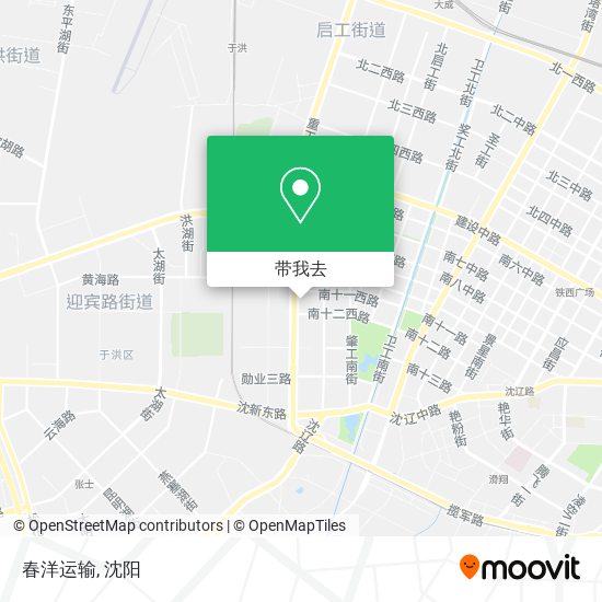 春洋运输地图
