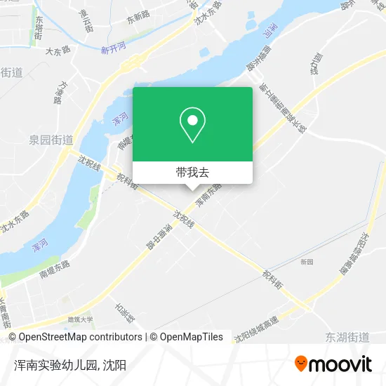 浑南实验幼儿园地图