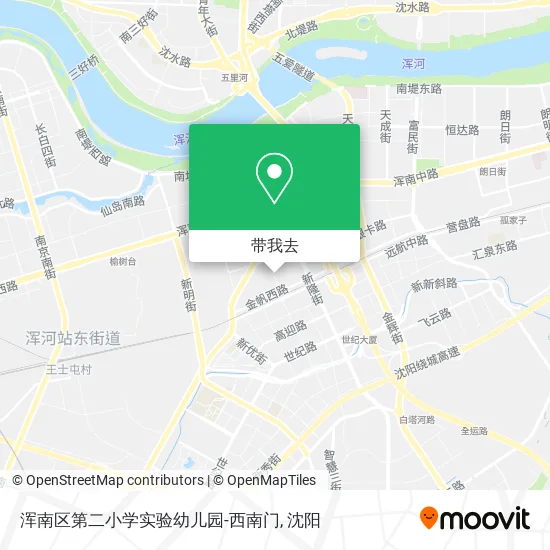 浑南区第二小学实验幼儿园-西南门地图