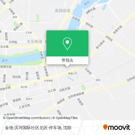 金地·滨河国际社区北区-停车场地图