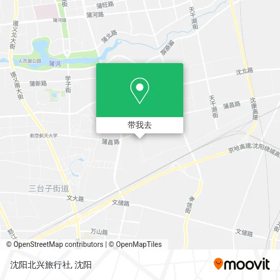 沈阳北兴旅行社地图