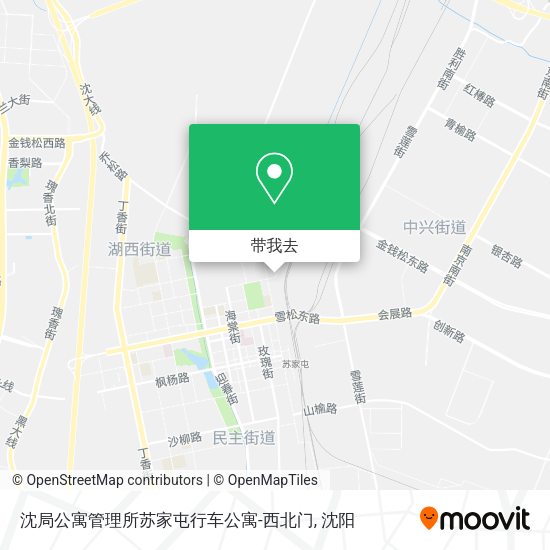 沈局公寓管理所苏家屯行车公寓-西北门地图