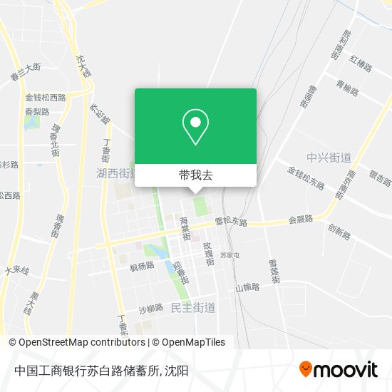 中国工商银行苏白路储蓄所地图