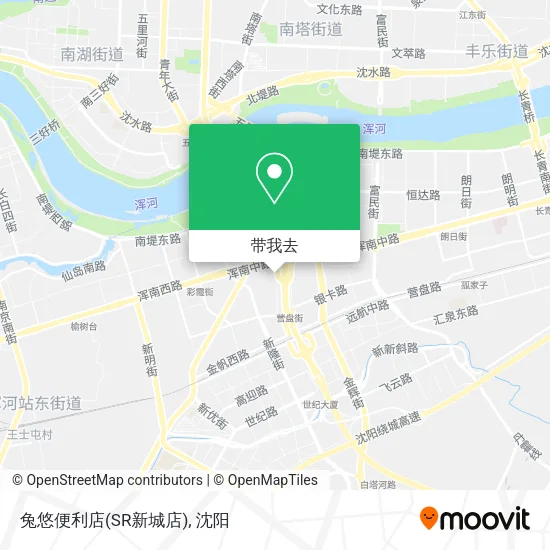 兔悠便利店(SR新城店)地图
