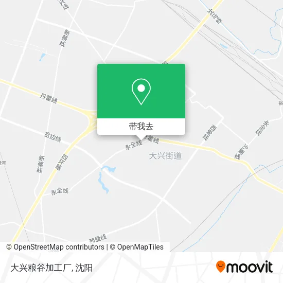 大兴粮谷加工厂地图