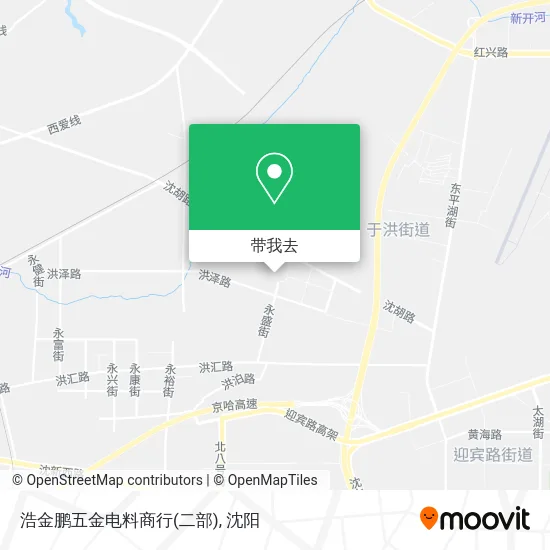 浩金鹏五金电料商行(二部)地图