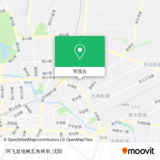 阿飞老地摊五角烤串地图
