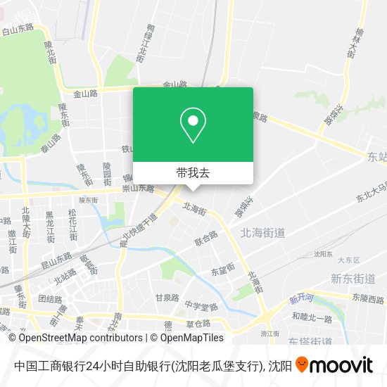 中国工商银行24小时自助银行(沈阳老瓜堡支行)地图