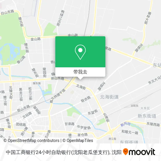 中国工商银行24小时自助银行(沈阳老瓜堡支行)地图