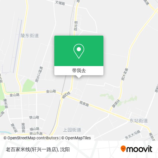 老百家米线(轩兴一路店)地图