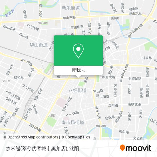 杰米熊(萃兮优客城市奥莱店)地图