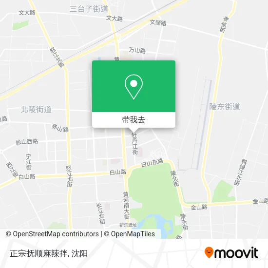 正宗抚顺麻辣拌地图