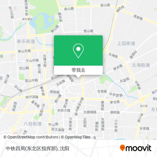 中铁四局(东北区指挥部)地图