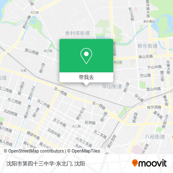 沈阳市第四十三中学-东北门地图