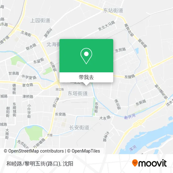 和睦路/黎明五街(路口)地图