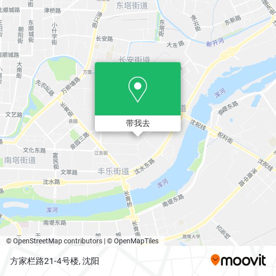方家栏路21-4号楼地图