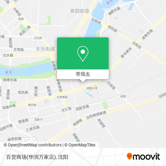 百货商场(华润万家店)地图