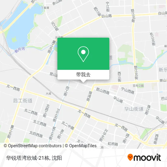 华锐塔湾欣城-21栋地图