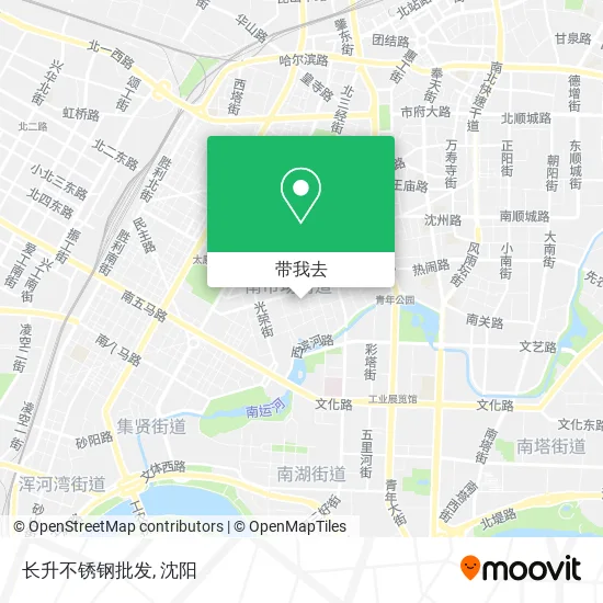 长升不锈钢批发地图