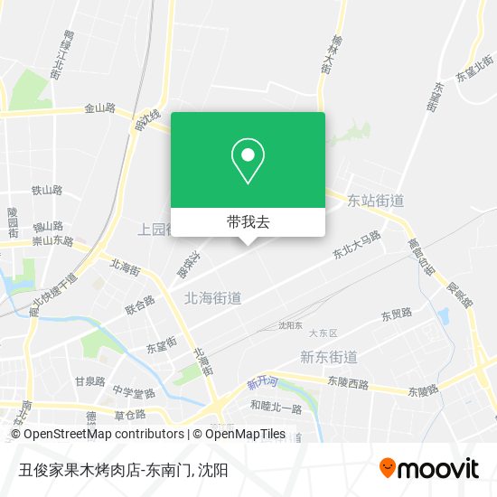 丑俊家果木烤肉店-东南门地图