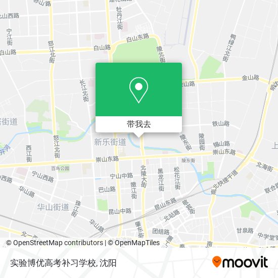 实验博优高考补习学校地图