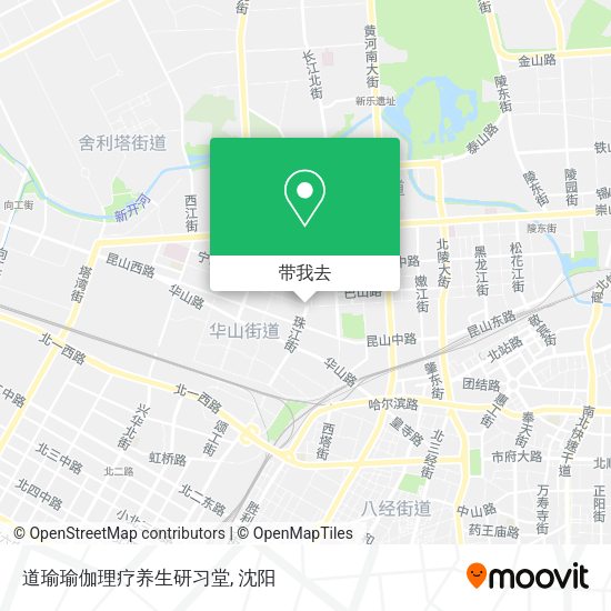 道瑜瑜伽理疗养生研习堂地图