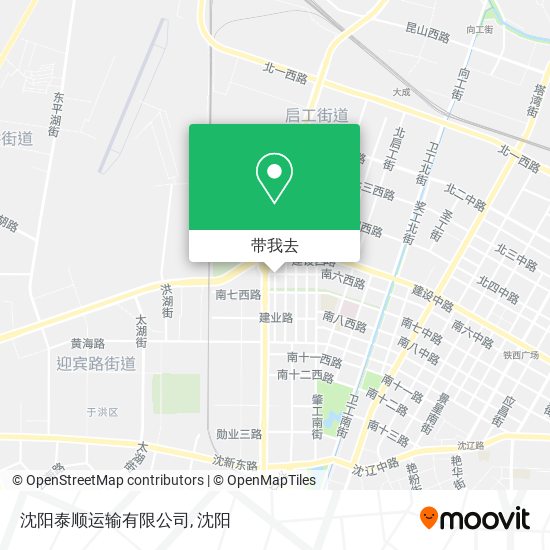 沈阳泰顺运输有限公司地图