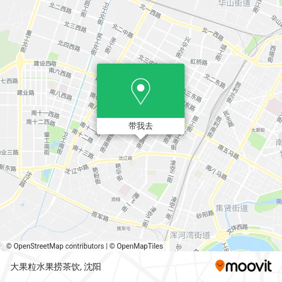 大果粒水果捞茶饮地图