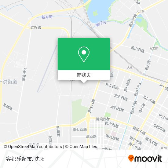 客都乐超市地图