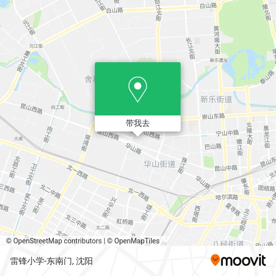 雷锋小学-东南门地图
