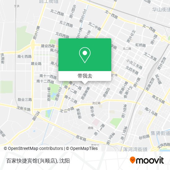 百家快捷宾馆(兴顺店)地图
