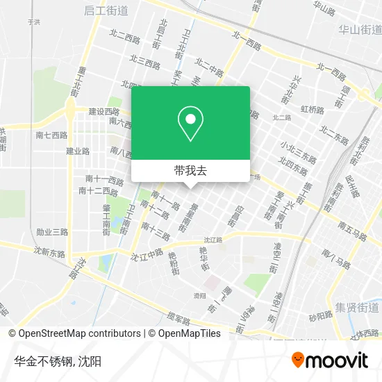 华金不锈钢地图