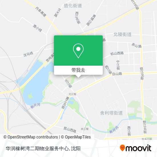 华润橡树湾二期物业服务中心地图
