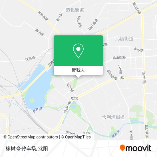 橡树湾-停车场地图
