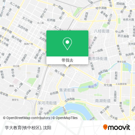 学大教育(铁中校区)地图