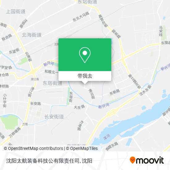 沈阳太航装备科技公有限责任司地图