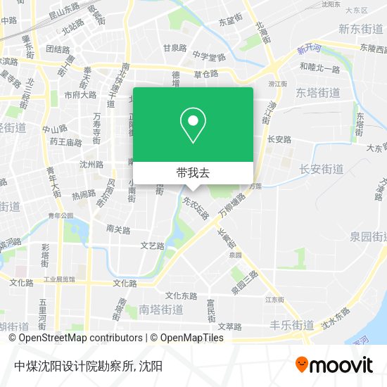 中煤沈阳设计院勘察所地图