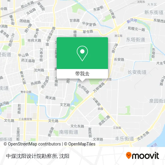中煤沈阳设计院勘察所地图