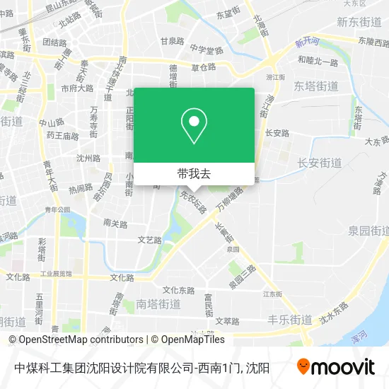 中煤科工集团沈阳设计院有限公司-西南1门地图